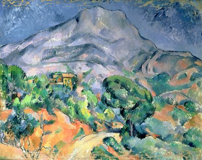 Mont Sainte-Victoire, 1900 von Paul Cézanne